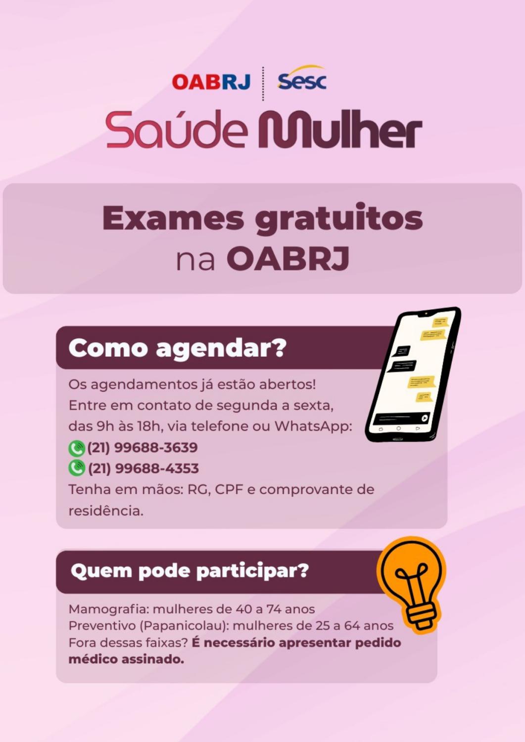 Card OABRJ e Sesc