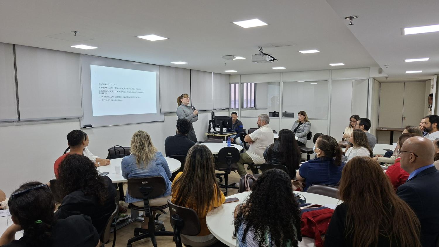 Última aula presencial do Curso de Formação de Mediadores Judiciais