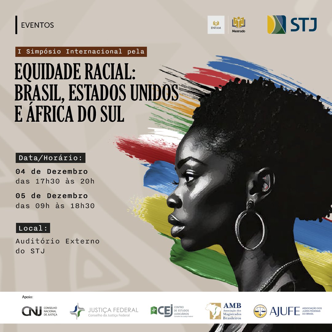 Banner do Simpósio pela Equidade Racial