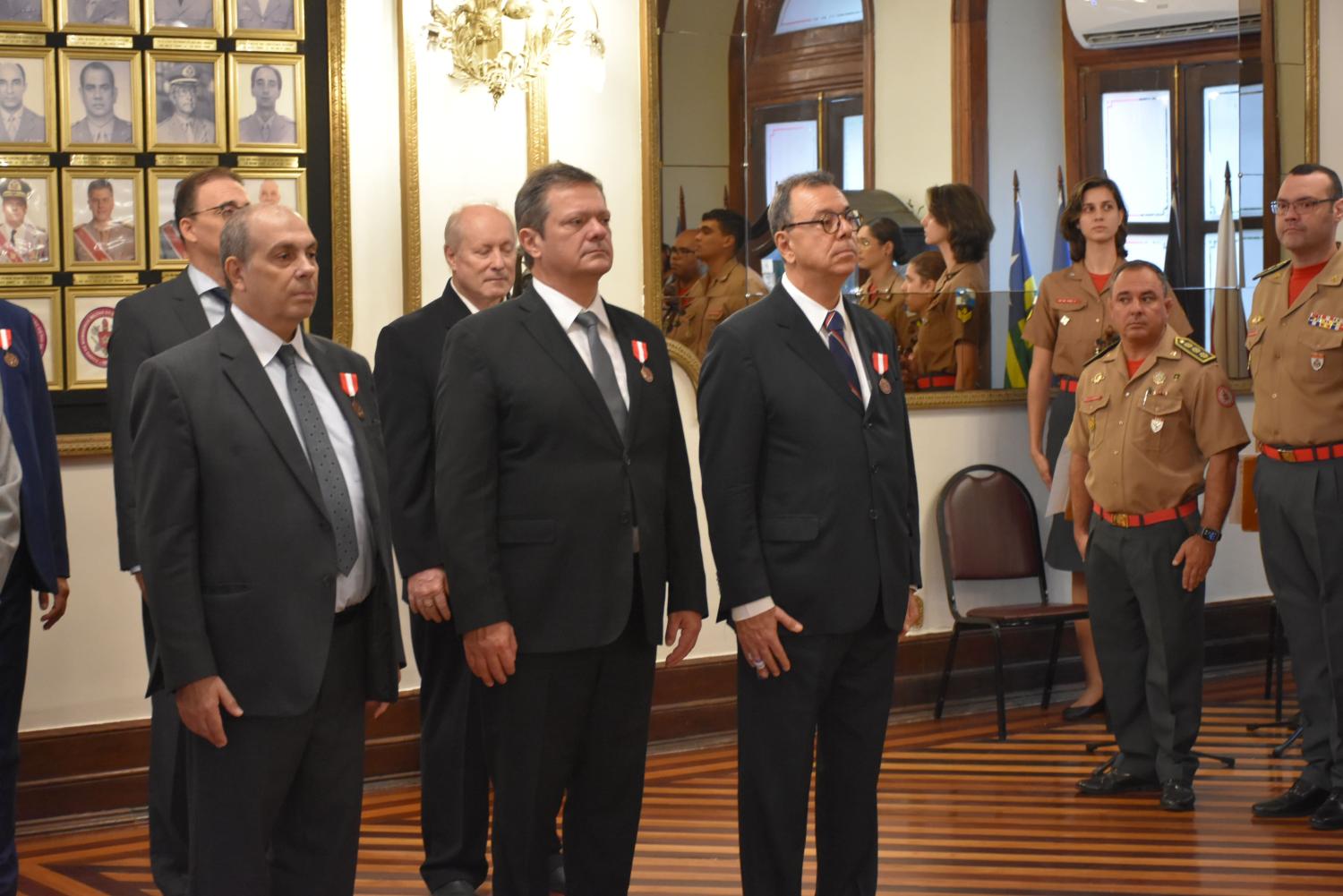 Messod Azulay, Aluisio Mendes e Marcello Granado