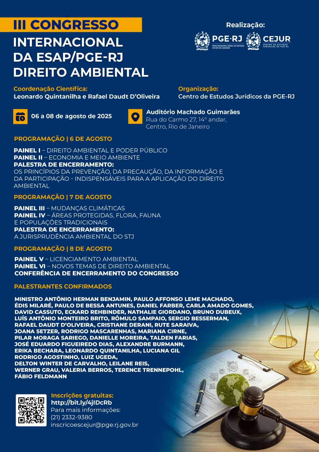 III Congresso Internacional da ESAP/PGE-RJ de Direito Ambiental