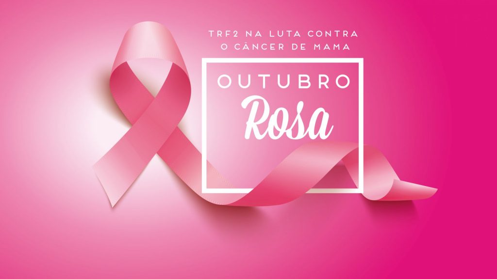 Banner do Outubro Rosa no TRF2
