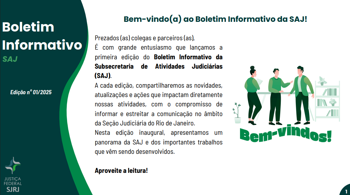 Capa boletim SAJ 1