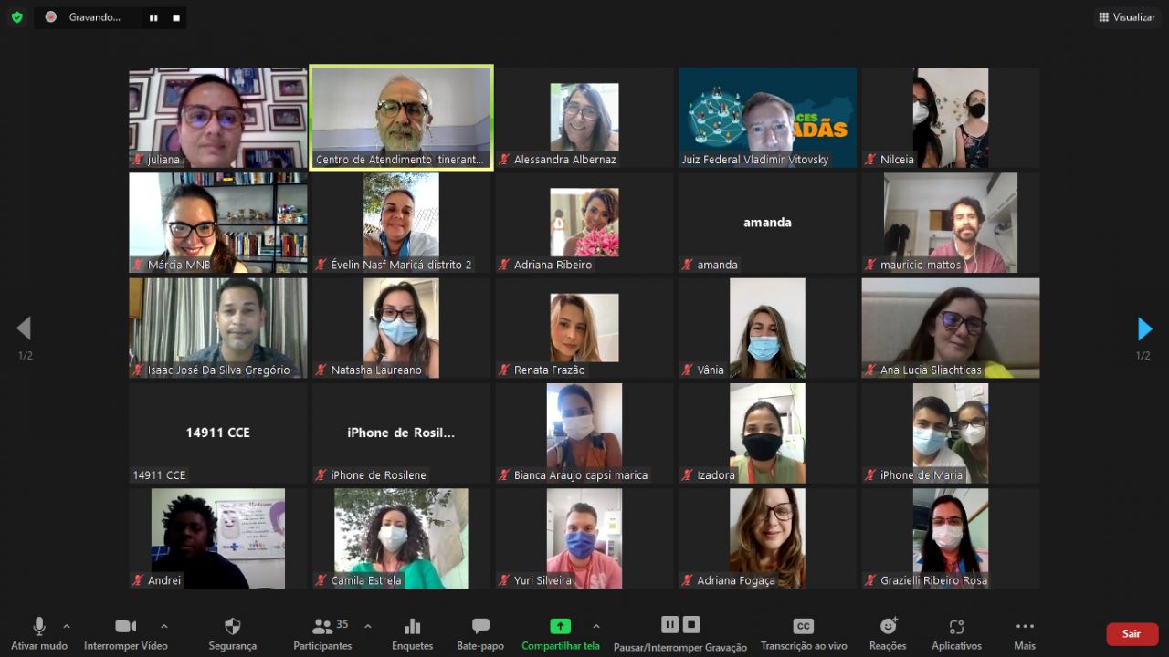 Foto dos participantes