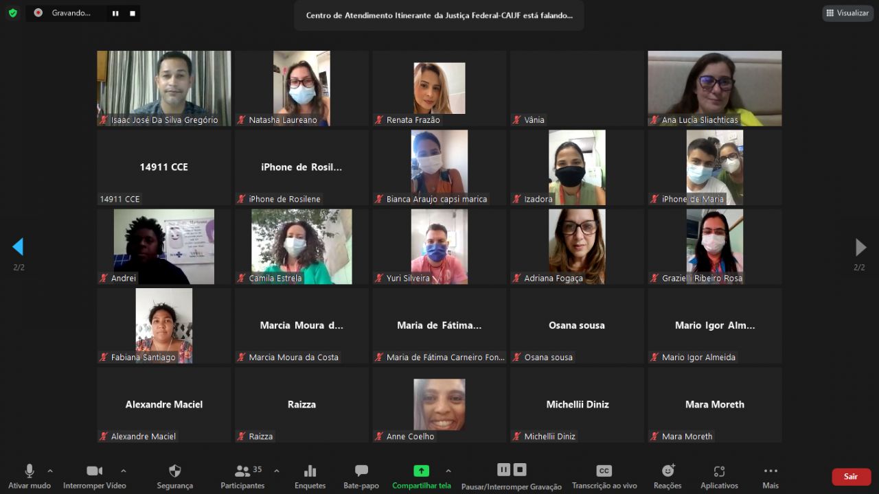 Foto dos participantes