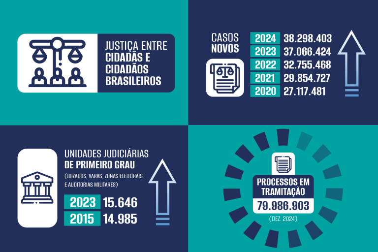 Infográfico Justiça entre cidadãs e cidadãos brasileiros