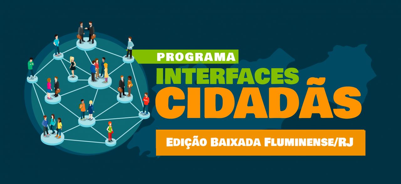 Banner programa interfaces cidadãs edição baixada fluminense