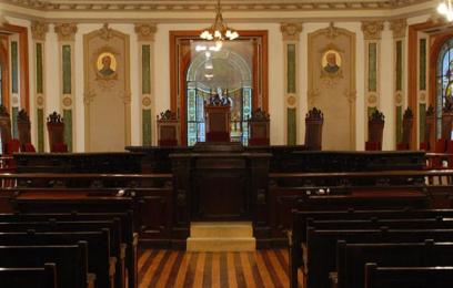 Foto da sala de sessões