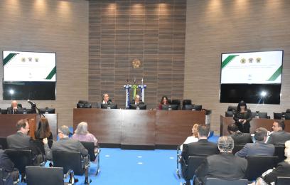 Plenário do TRF2, palco da homenagem