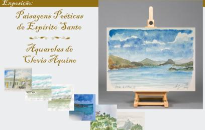 Imagens em aquarela de paisagens do Espírito Santo