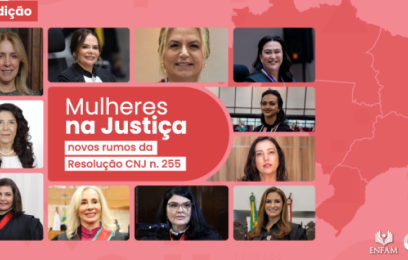 Banner do evento, com foto de onze mulheres participantes.