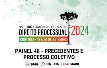 Logomarca da XV Jornadas Brasileiras de Direito Processual