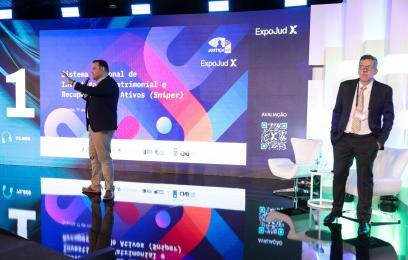 Painel do CNJ na Expojud. Foto: ExpoJud 