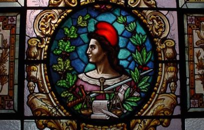 Detalhe do vitral  CCJF