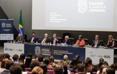 Solenidade de abertura do Seminário Internacional Prova e Justiça Criminal: Novos Horizontes para o Reconhecimento de Pessoas. FOTO: Rômulo Serpa/Ag. CNJ 