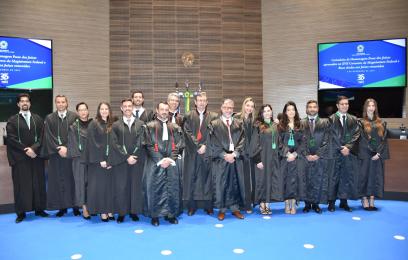 Participantes da homenagem