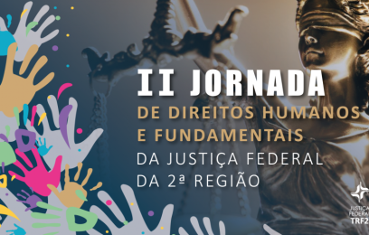 Banner da II Jornada de Direitos Humanos e Fundamentais da Justiça Federal da Segunda Região
