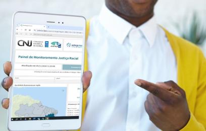 Painel Justiça Racial apresentadas dados processuais sobre racismo. Arte: Ag. CNJ