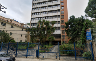 Fachada do prédio localizado no Rio Comprido